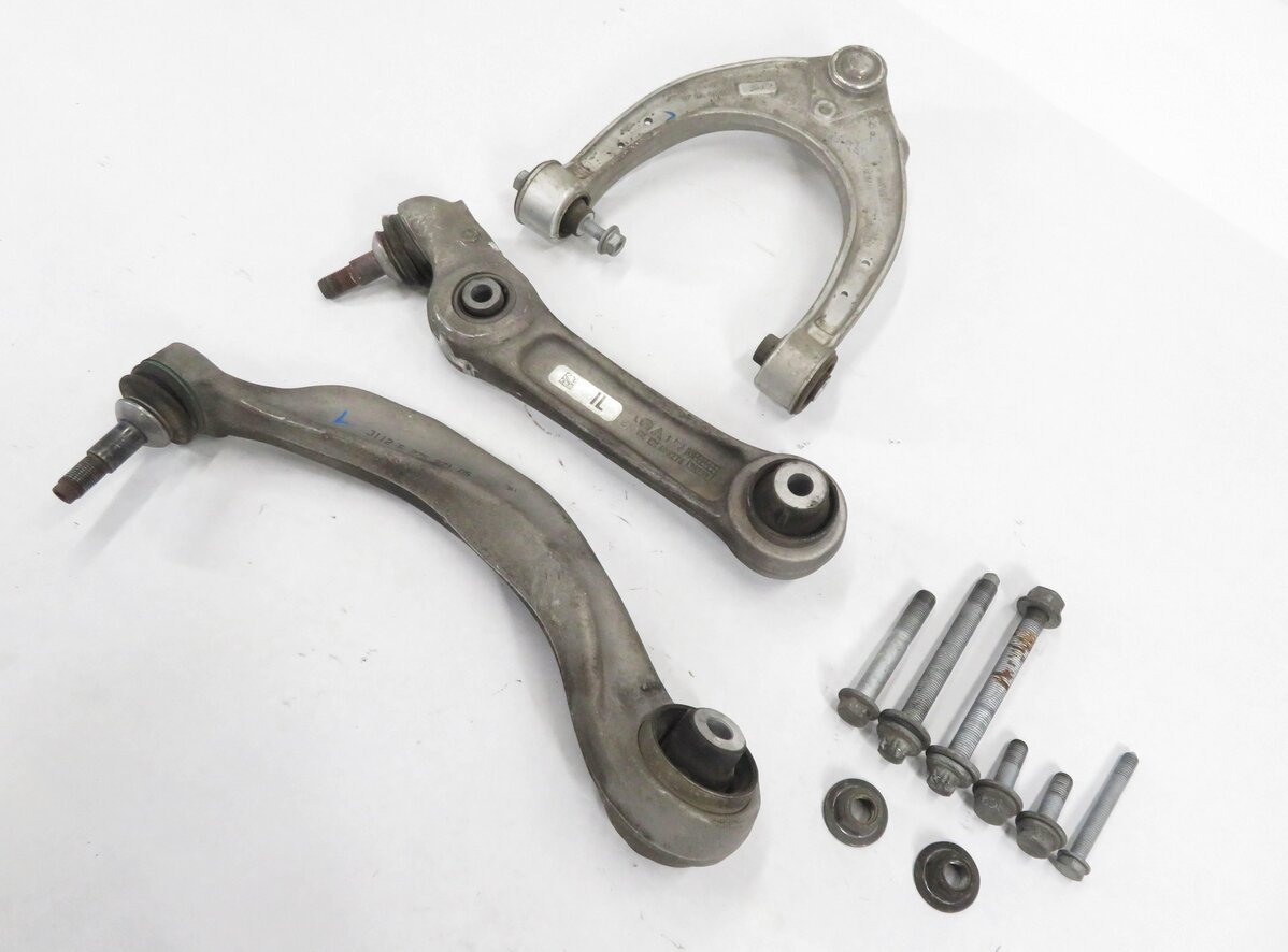 11-19 BMW 528i 535i 550i 640i 650i (F06 F10) RWD LEFT FRONT CONTROL ARM SET (3)