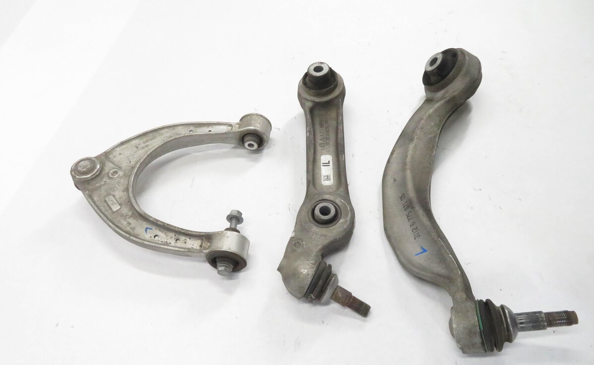 Thumbnail 4: 11-19 BMW 528i 535i 550i 640i 650i (F06 F10) RWD LEFT FRONT CONTROL ARM SET (3)