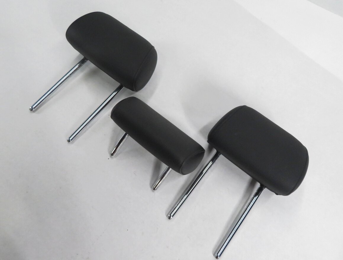 2013 BMW ACTIVEHYBRID 5 - REAR HEADREST HEAD REST SET-3 (BLACK DAKOTA LEATHER)