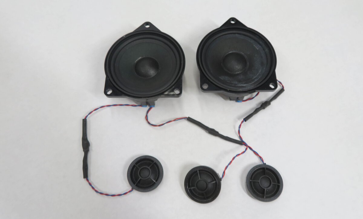 Thumbnail 10: 2007 BMW X5 (E70) RADIO STEREO AUDIO MID HIGH TWEETER SUB WOOFER SPEAKER SET-12