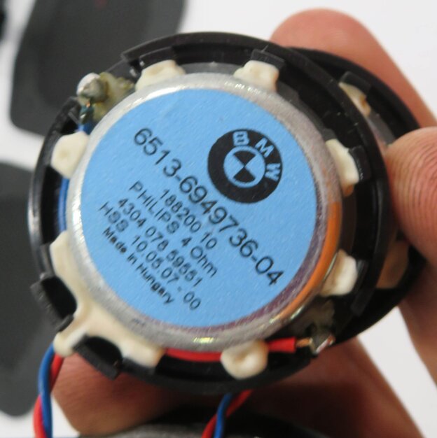 Thumbnail 12: 2007 BMW X5 (E70) RADIO STEREO AUDIO MID HIGH TWEETER SUB WOOFER SPEAKER SET-12