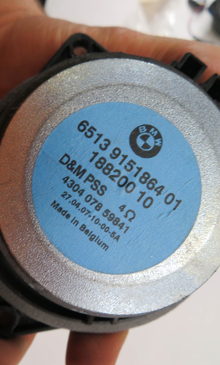 Thumbnail 9: 2007 BMW X5 (E70) RADIO STEREO AUDIO MID HIGH TWEETER SUB WOOFER SPEAKER SET-12