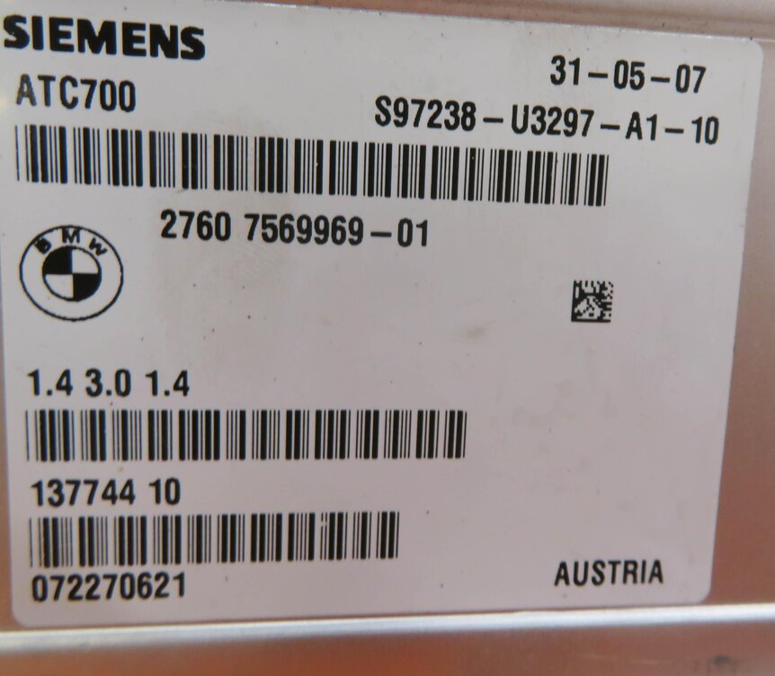 Thumbnail 6: 2007-2014 BMW X5 X5M X6 X6M (E70 / E71) ATC-700 TRANSFER CASE CONTROL MODULE