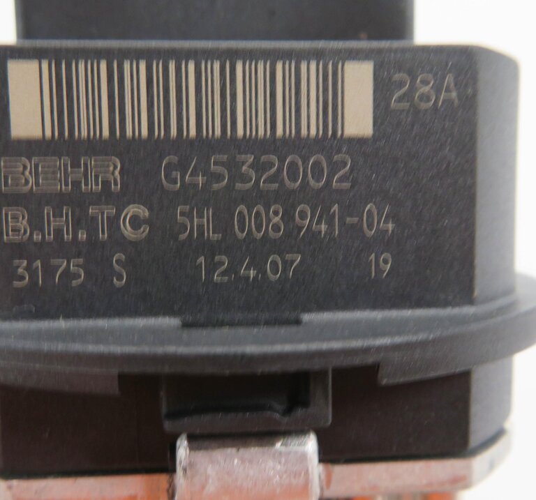 Thumbnail 5: 2007 BMW X5 (E70) REAR HEATER A/C BLOWER FAN MOTOR SPEED RESISTOR