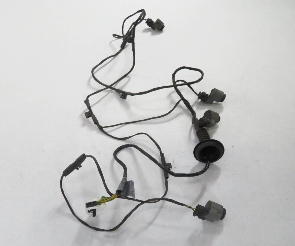 Thumbnail 4: 2007 BMW X5 (E70) REAR PDC PARK DISTANCE CONTROL SENSOR SET-4 w/ HARNESS (BLACK)