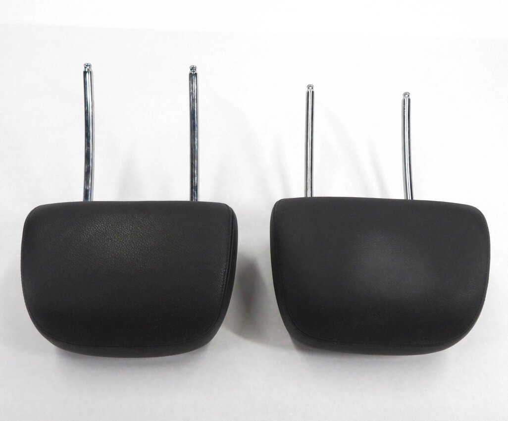 Thumbnail 4: 2007 BMW X5 (E70) FRONT LEFT & RIGHT (BLACK LEATHER) HEADREST SET-2