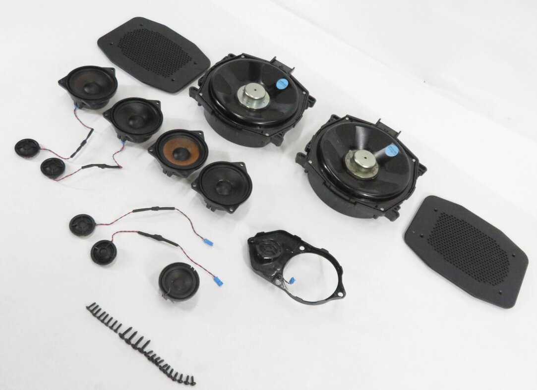 2007 BMW X5 (E70) RADIO STEREO AUDIO MID HIGH TWEETER SUB WOOFER SPEAKER SET-13