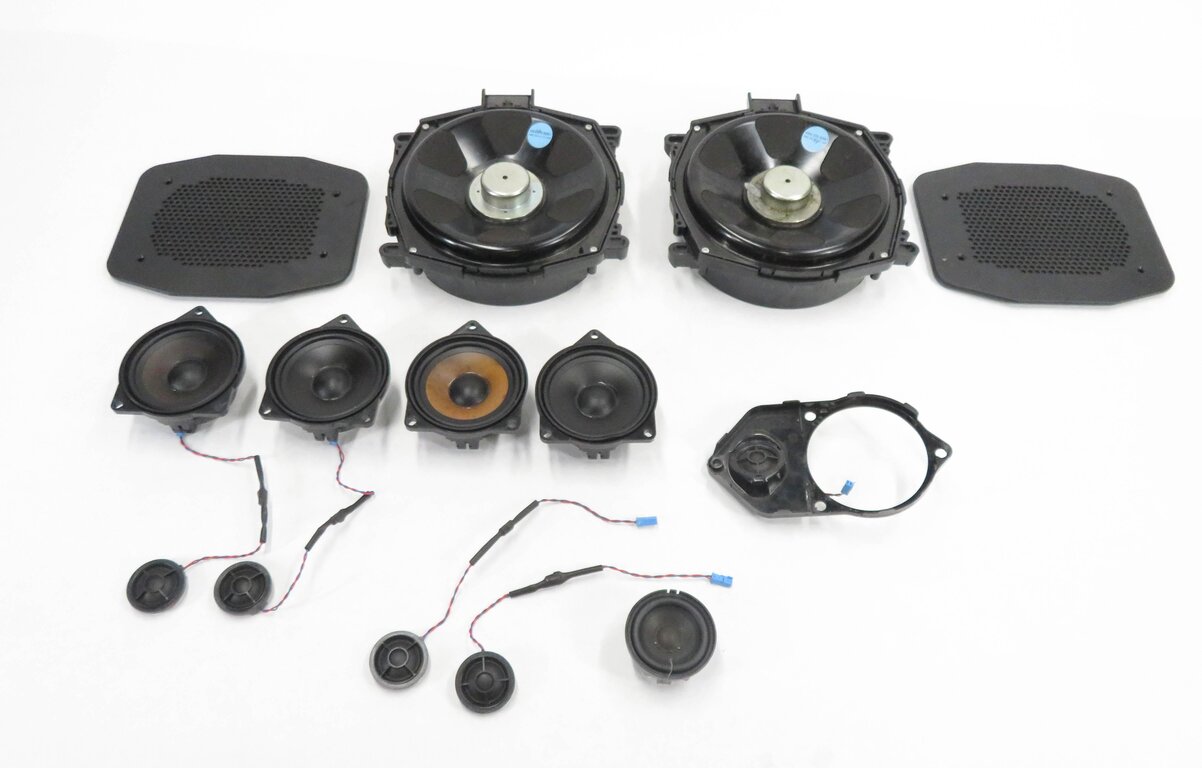 Thumbnail 2: 2007 BMW X5 (E70) RADIO STEREO AUDIO MID HIGH TWEETER SUB WOOFER SPEAKER SET-13