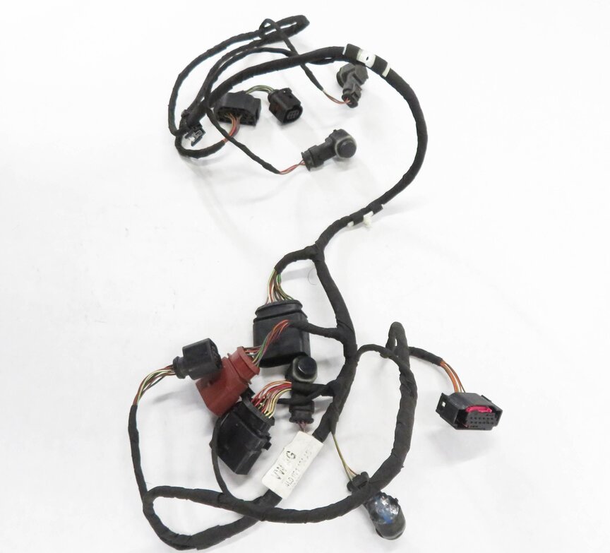 Thumbnail 3: 2013 AUDI Q7 (4L) REAR PDC PARK DISTANCE CONTROL SENSOR SET-4 (ORCA BLACK LC9X)