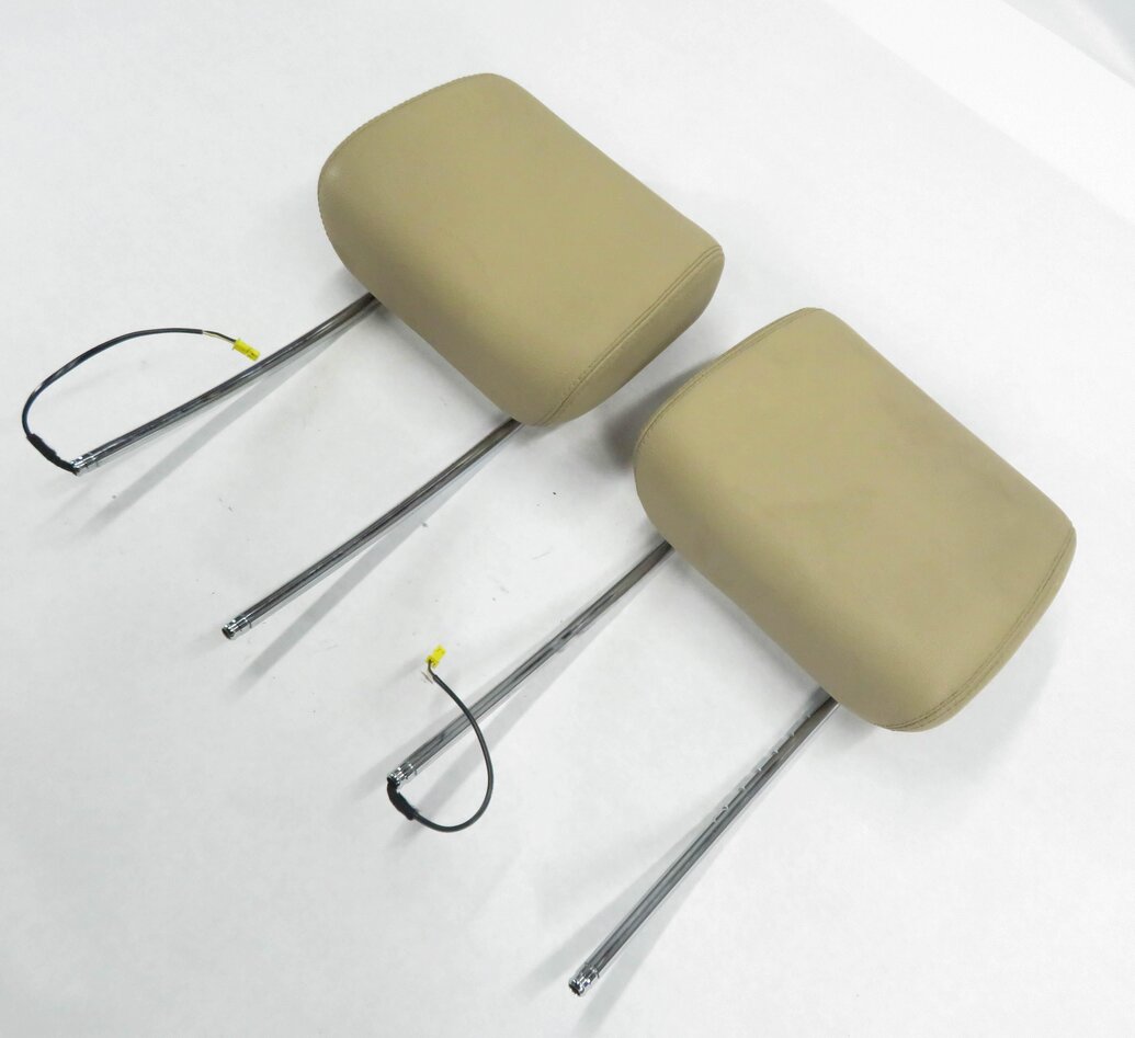 2007 MERCEDES GL450 (X164) REAR 3rd THIRD ROW HEADREST SET-2 (BROWN)