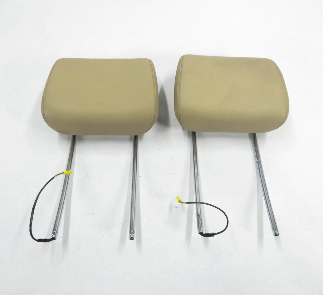 Thumbnail 2: 2007 MERCEDES GL450 (X164) REAR 3rd THIRD ROW HEADREST SET-2 (BROWN)