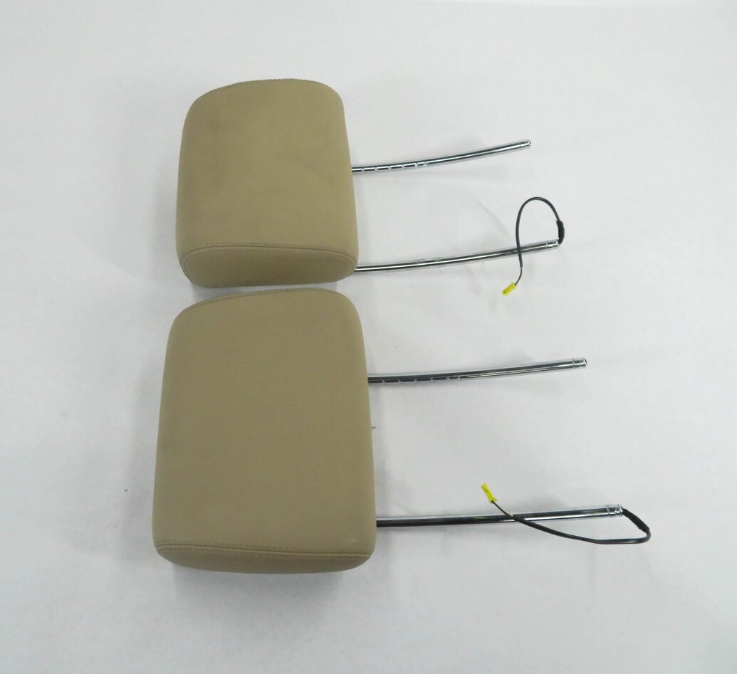 Thumbnail 3: 2007 MERCEDES GL450 (X164) REAR 3rd THIRD ROW HEADREST SET-2 (BROWN)