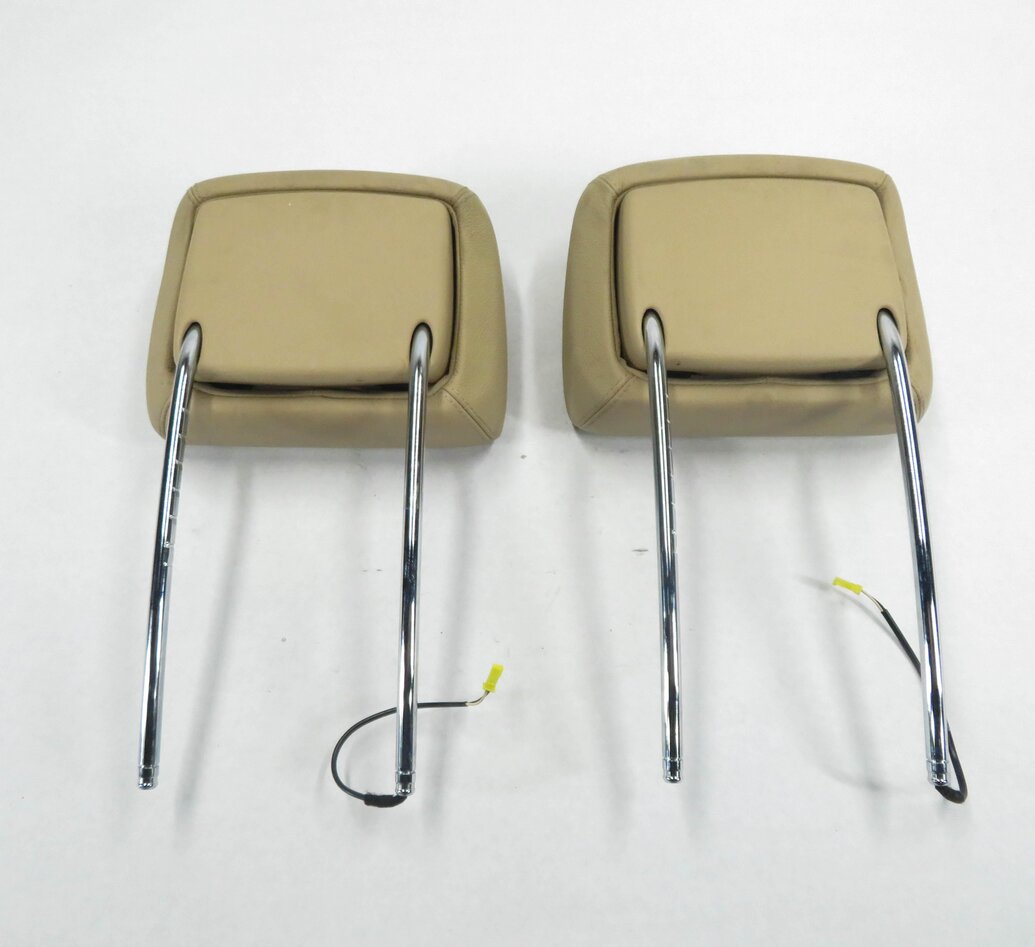 Thumbnail 5: 2007 MERCEDES GL450 (X164) REAR 3rd THIRD ROW HEADREST SET-2 (BROWN)