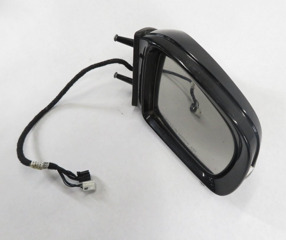 2007-2008 MERCEDES GL CLASS RIGHT PASSENGER P-FOLD AUTODIM MEMORY MIRROR (BLACK)