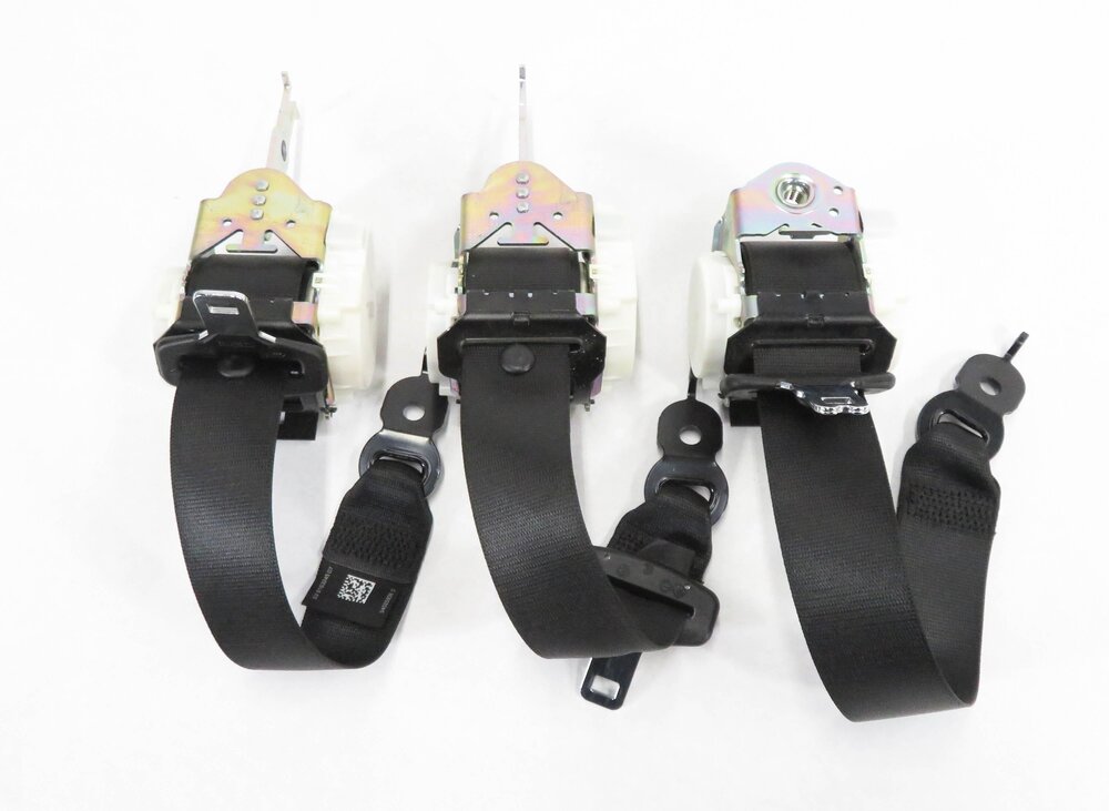 Thumbnail 6: 2011 BMW 535i (F10) REAR - LEFT CENTER RIGHT - SEATBELT RETRACTOR SET-3 (BLACK)
