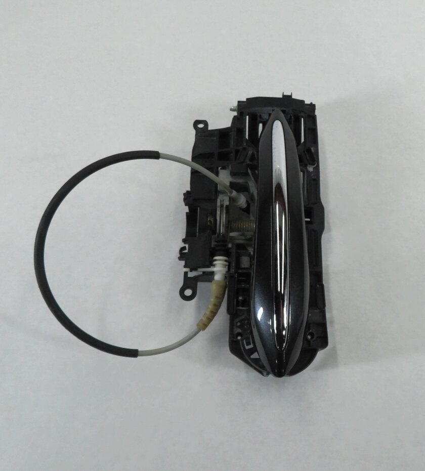 Thumbnail 3: 2011-2016 BMW 528i 535i 550i M5 (F10) LEFT REAR DOOR HANDLE w/ LIGHT (GRAY A90)