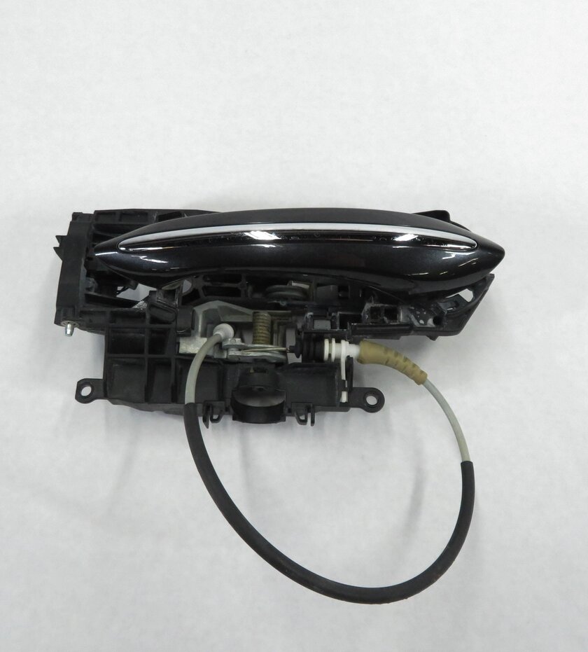 Thumbnail 4: 2011-2016 BMW 528i 535i 550i M5 (F10) LEFT REAR DOOR HANDLE w/ LIGHT (GRAY A90)