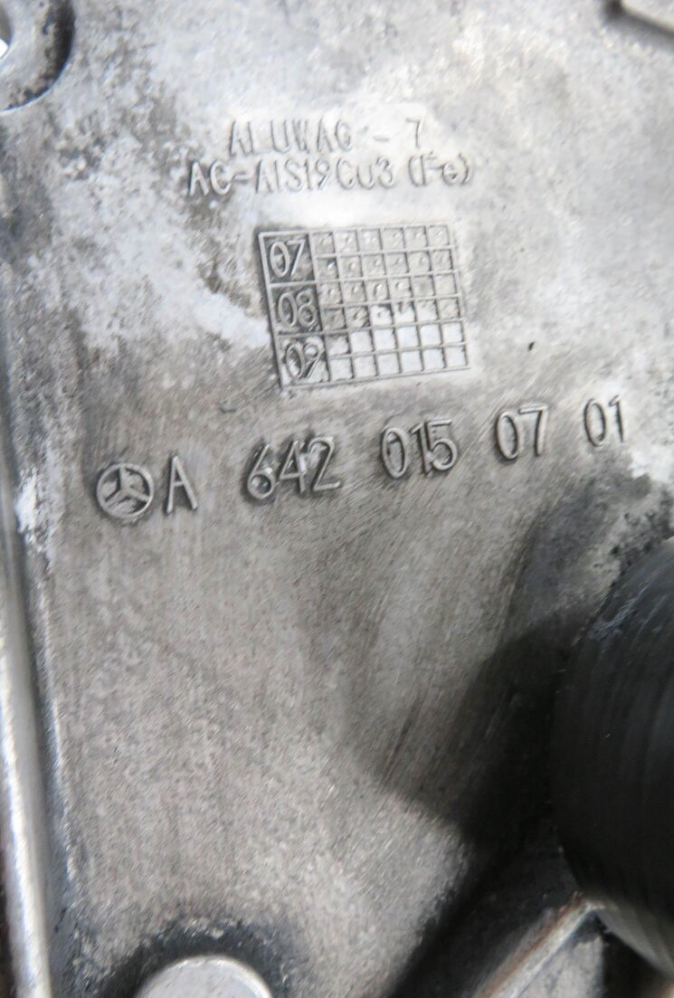 Thumbnail 7: 07-09 MB E320 GL320 ML320 R320 (X164 W164) 3.0L OM642 DIESEL ENGINE TIMING COVER