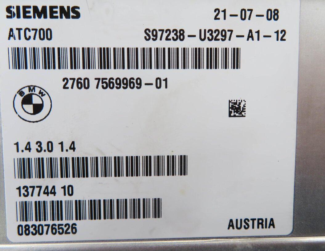 Thumbnail 6: 2007-2014 BMW X5 X5M X6 X6M (E70 / E71) ATC-700 TRANSFER CASE CONTROL MODULE