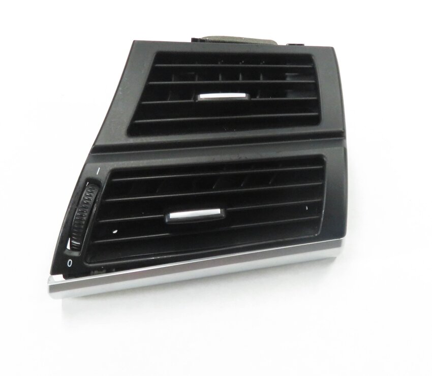 Thumbnail 2: 2009 BMW X5 (E70) RIGHT FRONT PASSENGER DASH HEATER A/C AIR VENT w/ SILVER STRIP