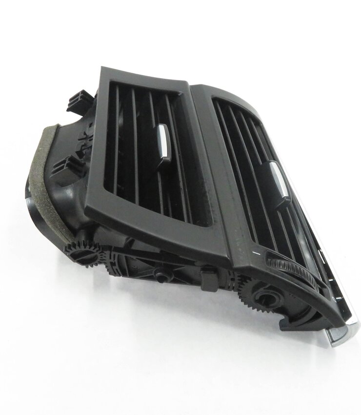 Thumbnail 3: 2009 BMW X5 (E70) RIGHT FRONT PASSENGER DASH HEATER A/C AIR VENT w/ SILVER STRIP