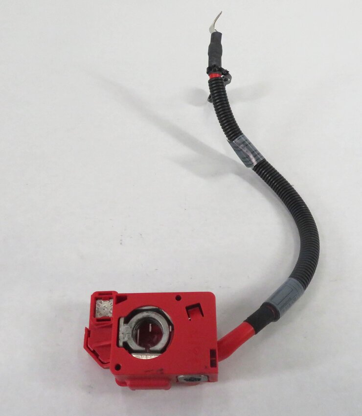 Thumbnail 5: 2009 BMW X5 (E70) POST TERMINAL POSTIVE BATTERY CABLE LEAD (SRS)