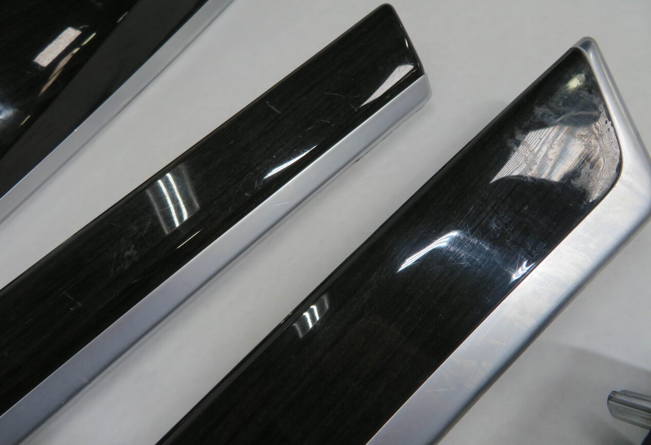 Thumbnail 3: 2011 BMW 550i (F10) DASH / DOOR / CONSOLE (FINELINE ANTHRACITE) - WOOD TRIM SET