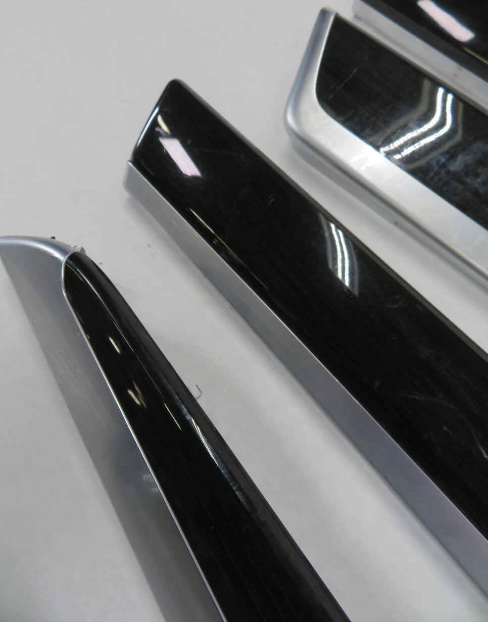 Thumbnail 5: 2011 BMW 550i (F10) DASH / DOOR / CONSOLE (FINELINE ANTHRACITE) - WOOD TRIM SET