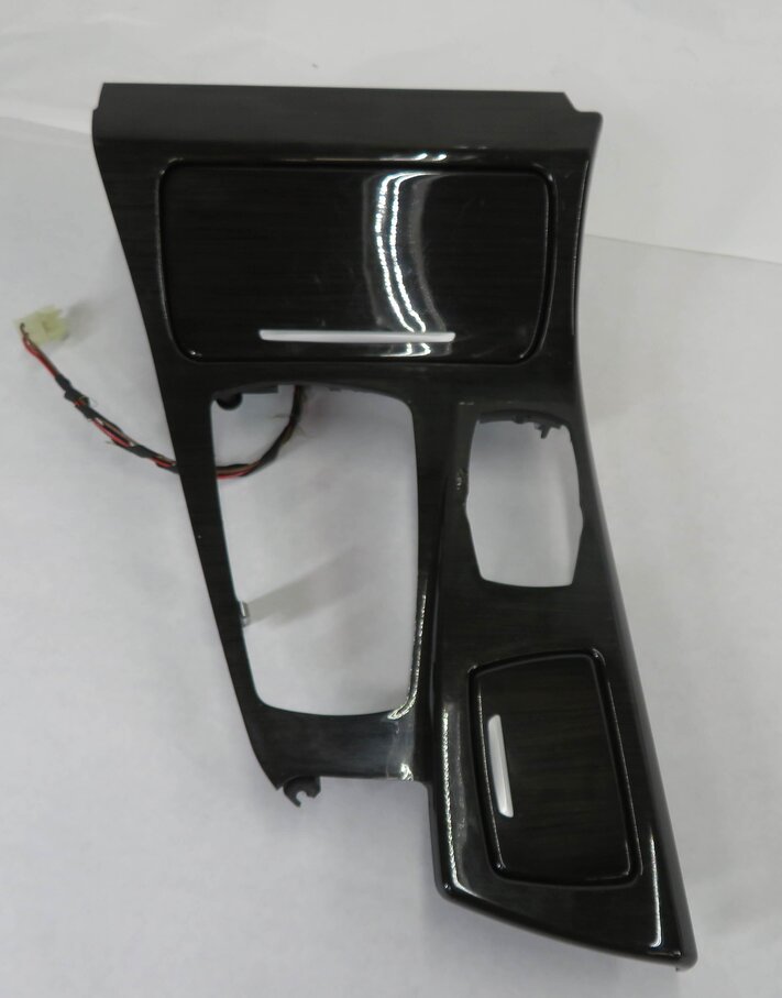 Thumbnail 7: 2011 BMW 550i (F10) DASH / DOOR / CONSOLE (FINELINE ANTHRACITE) - WOOD TRIM SET