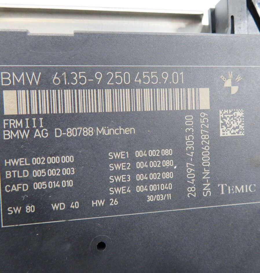 Thumbnail 7: 2010-2017 BMW 528i 535i 550i 650i 750i M5 X3 X4 BODY LIGHT POWER CONTROL MODULE