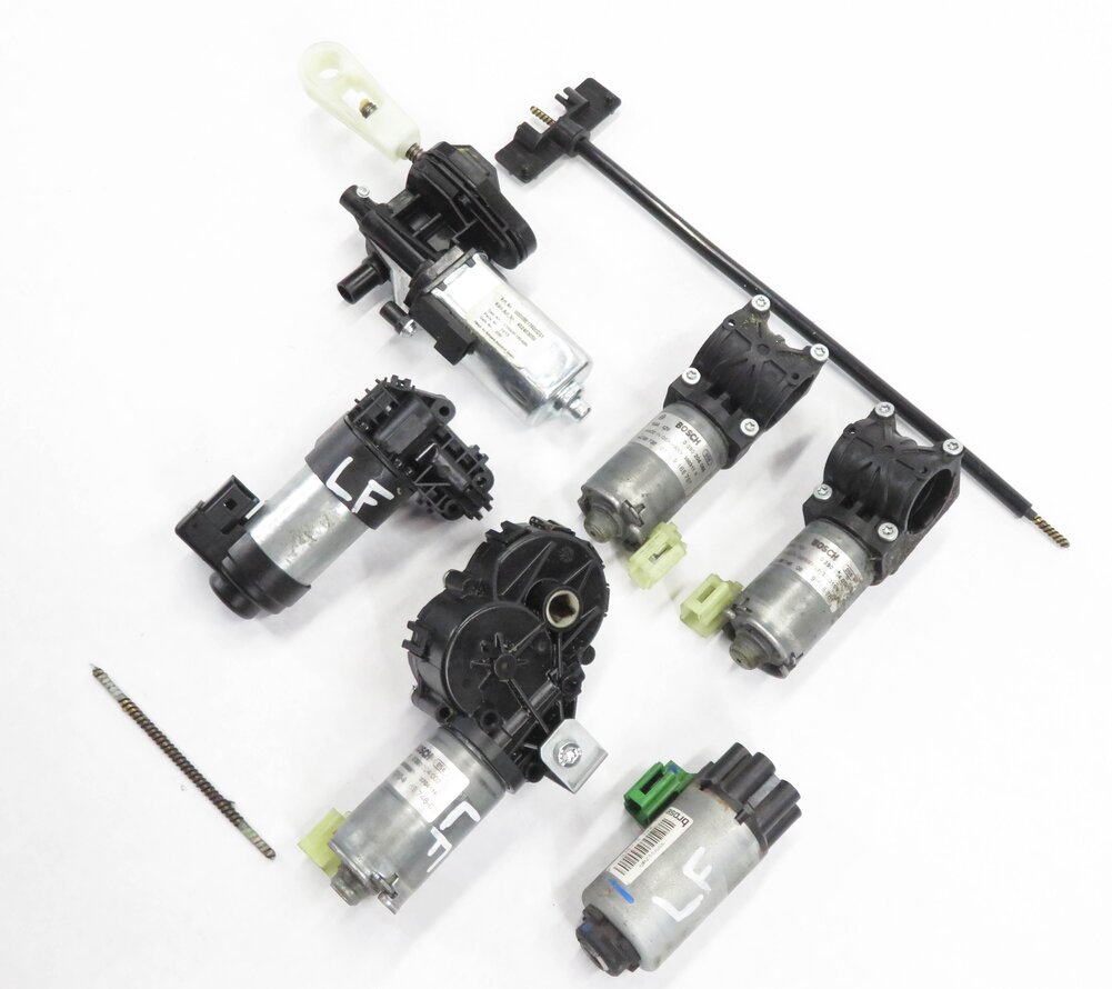 2011 BMW 550i (F10) LEFT FRONT DRIVER POWER MEMORY SEAT ADJUSTMENT MOTOR SET-8