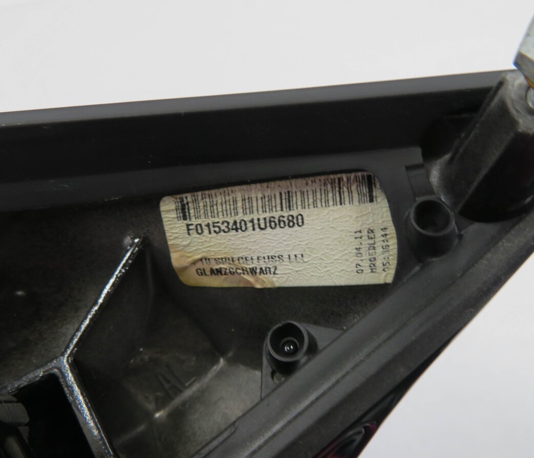 Thumbnail 7: 11-12 BMW 528i 535i 550i (F10) LEFT P-FOLD HEAT MEM AUTODIM DOOR MIRROR (GRAY)