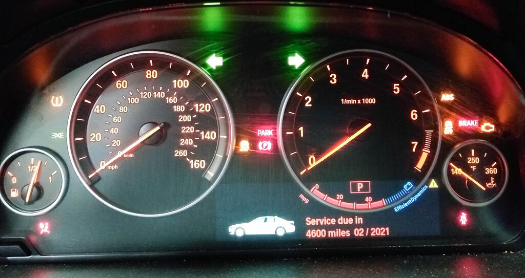 11 BMW 528i 535i 550i 535iGT X3 F10 F07 F25 SPEEDOMETER INSTRUMENT GUAGE (115k)