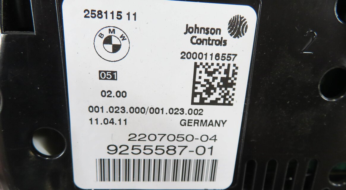 Thumbnail 8: 11 BMW 528i 535i 550i 535iGT X3 F10 F07 F25 SPEEDOMETER INSTRUMENT GUAGE (115k)