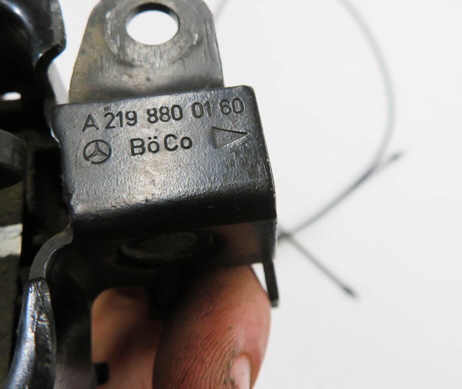 Thumbnail 5: 2008 MERCEDES BENZ GL550 (X164) FRONT HOOD LID LOWER LOCK LATCH SET-2 w/ CABLE