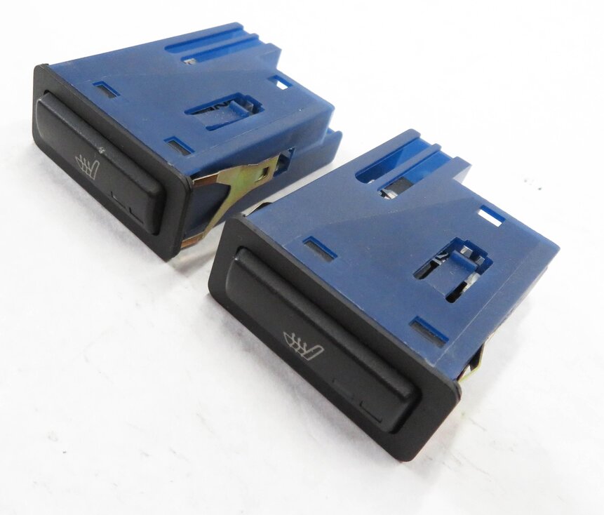 2003 RANGE ROVER (L322) FRONT LEFT & RIGHT HEATED SEAT SWITCH BUTTON SET-2