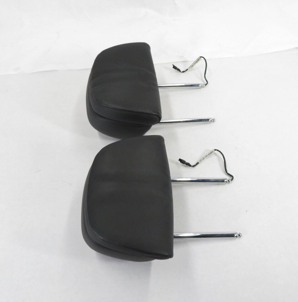 Thumbnail 3: 2011 BMW ACTIVE HYBRID 7 (F04) FRONT ACTIVE COMFORT LEATHER HEADREST SET (BLACK)