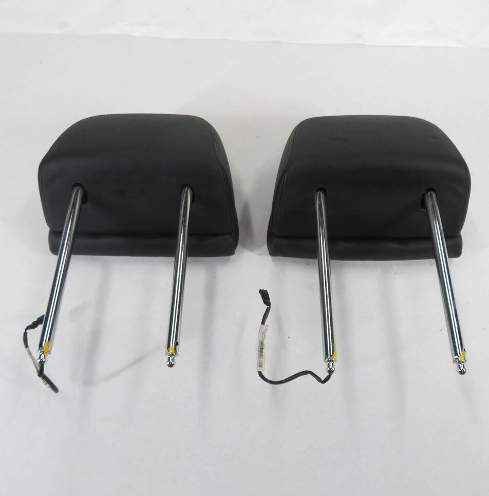 Thumbnail 5: 2011 BMW ACTIVE HYBRID 7 (F04) FRONT ACTIVE COMFORT LEATHER HEADREST SET (BLACK)