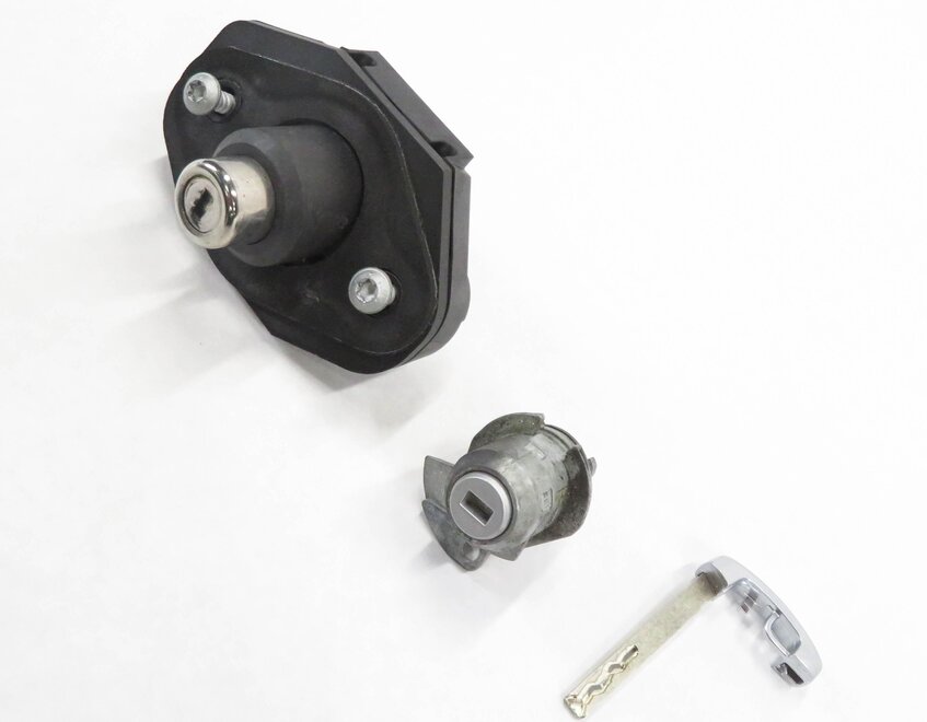 2011 BMW ACTIVE HYBRID 7 (F04) DRIVER DOOR HANDLE TRUNK LOCK CYLINDER SET w/ KEY