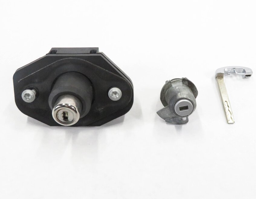 Thumbnail 2: 2011 BMW ACTIVE HYBRID 7 (F04) DRIVER DOOR HANDLE TRUNK LOCK CYLINDER SET w/ KEY