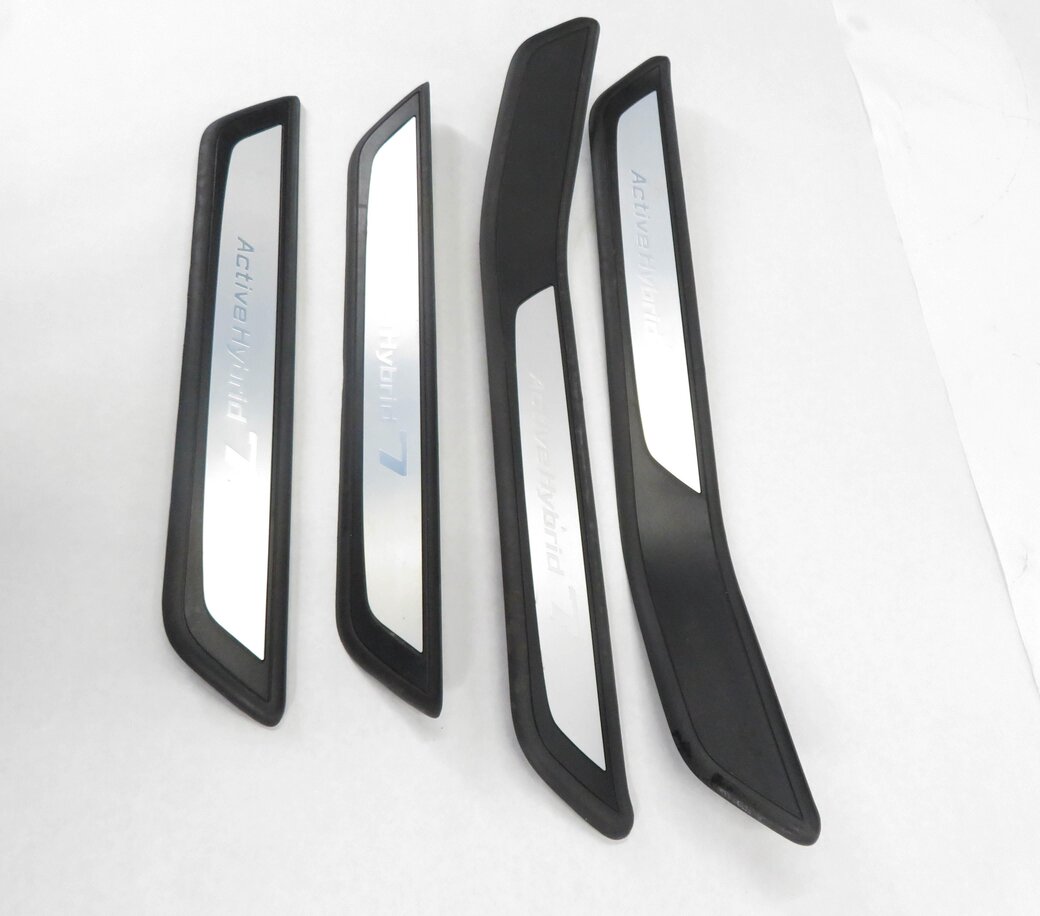Thumbnail 3: 2011 BMW ACTIVE HYBRID 7 (F04) FRONT & REAR DOOR SILL SCUFF PLATE TRIM SET-4