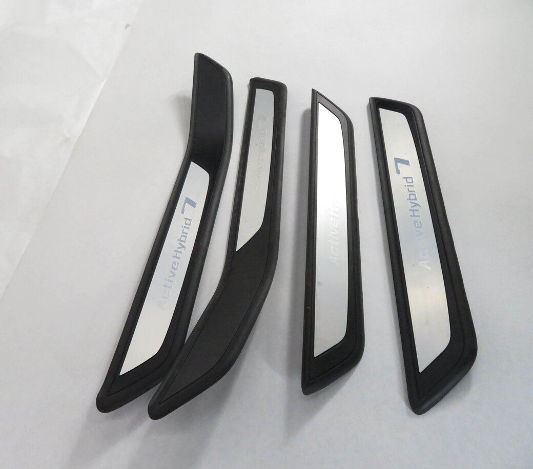 Thumbnail 4: 2011 BMW ACTIVE HYBRID 7 (F04) FRONT & REAR DOOR SILL SCUFF PLATE TRIM SET-4