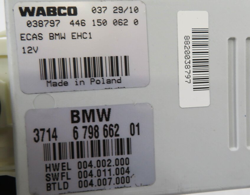 Thumbnail 6: 09-17 BMW 535iGT 550iGT 740Li 750Li 760Li F01 F10 AIR SUSPENSION CONTROL MODULE