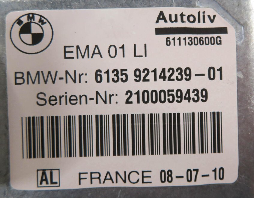 Thumbnail 6: 2009-2012 BMW 740i 750i 760i B7 (F01 F02) LEFT FRONT DRIVER SEATBELT MODULE