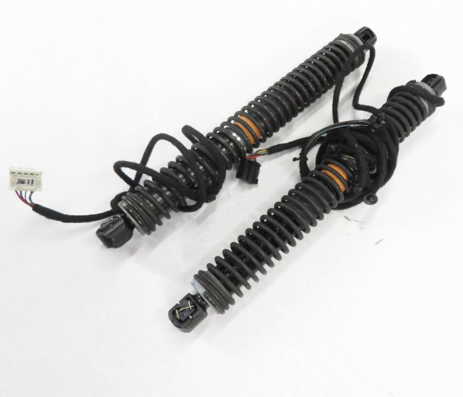 2011 BMW ACTIVE HYBRID 7 (F04) REAR TRUNK LID ELECTRIC SPINDLE DRIVE STRUT SET-2