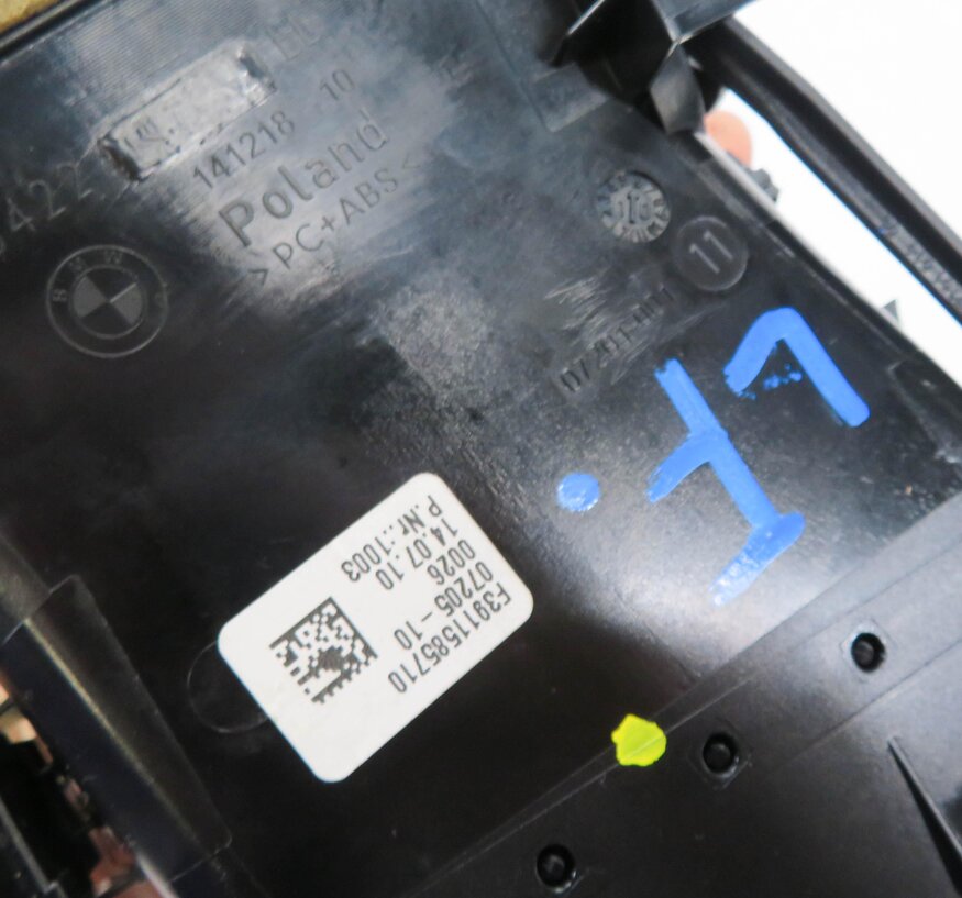 Thumbnail 6: 2011 BMW ACTIVE HYBRID 7 (F04) LEFT DRIVER DASH HEATER A/C AIR VENT