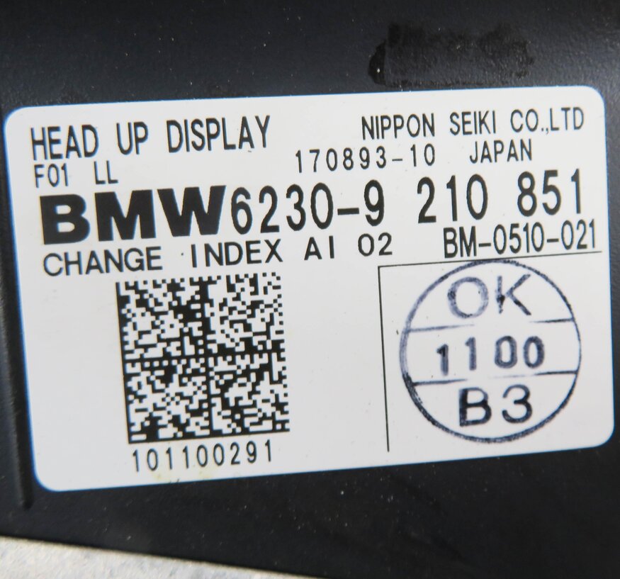 Thumbnail 5: 2009-2011 BMW 740i 750i 760i HYBRID 7 (F01 F02 F03 F04) HUD HEADS UP DISPLAY