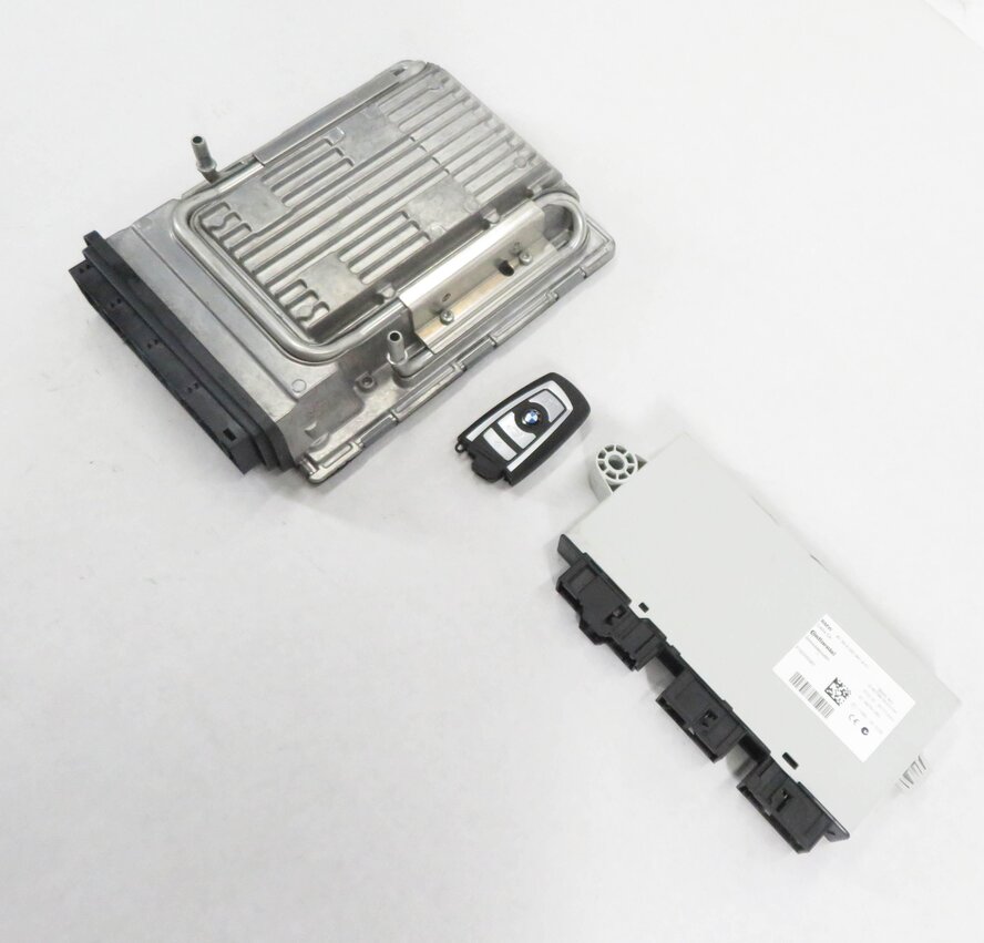 11-12 BMW ACTIVE HYBRID 7 - 4.4L ECM DME MSD85.4 IGNITION IMMOBILIZER MODULE SET
