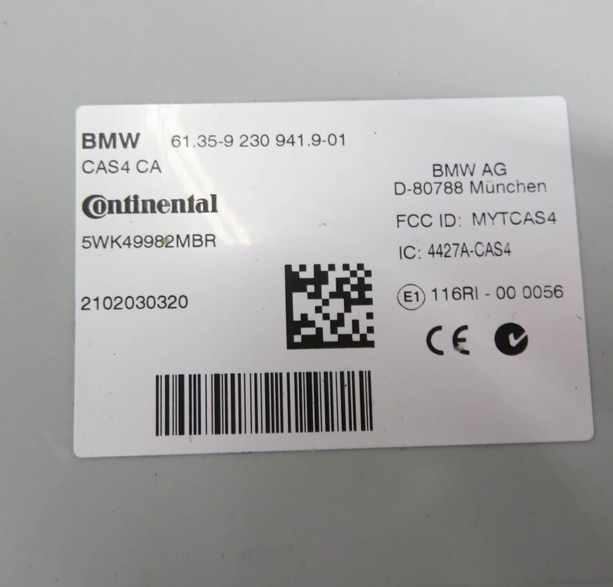 Thumbnail 7: 11-12 BMW ACTIVE HYBRID 7 - 4.4L ECM DME MSD85.4 IGNITION IMMOBILIZER MODULE SET