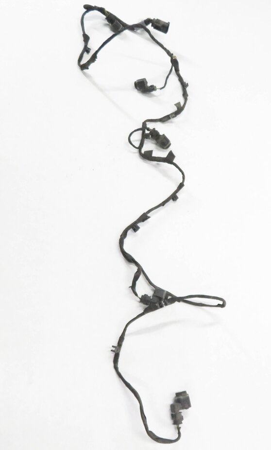 Thumbnail 3: 2011 BMW ACTIVE HYBRID 7 (F04) FRONT PDC PARK SENSOR SET-5 w/ HARNESS (BLACK)